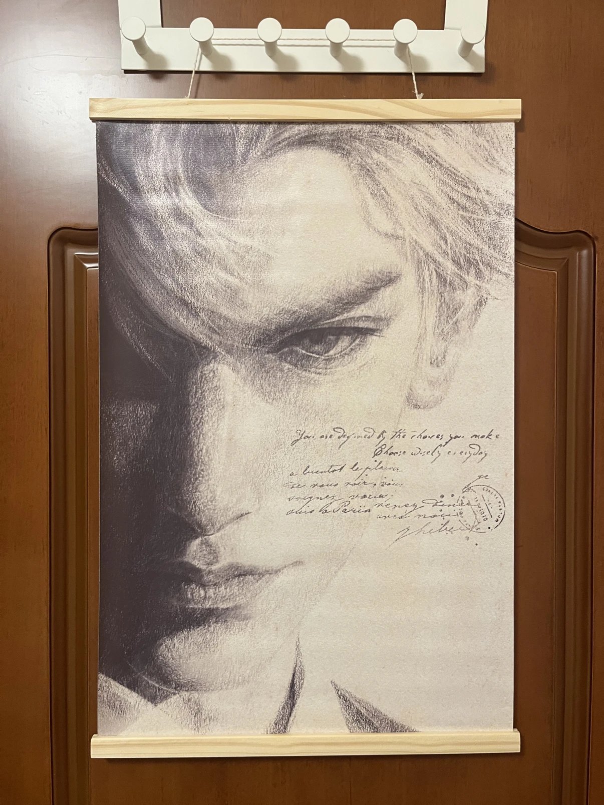 Sylus Artist merch “Dear Sylus” canvas wall scroll
