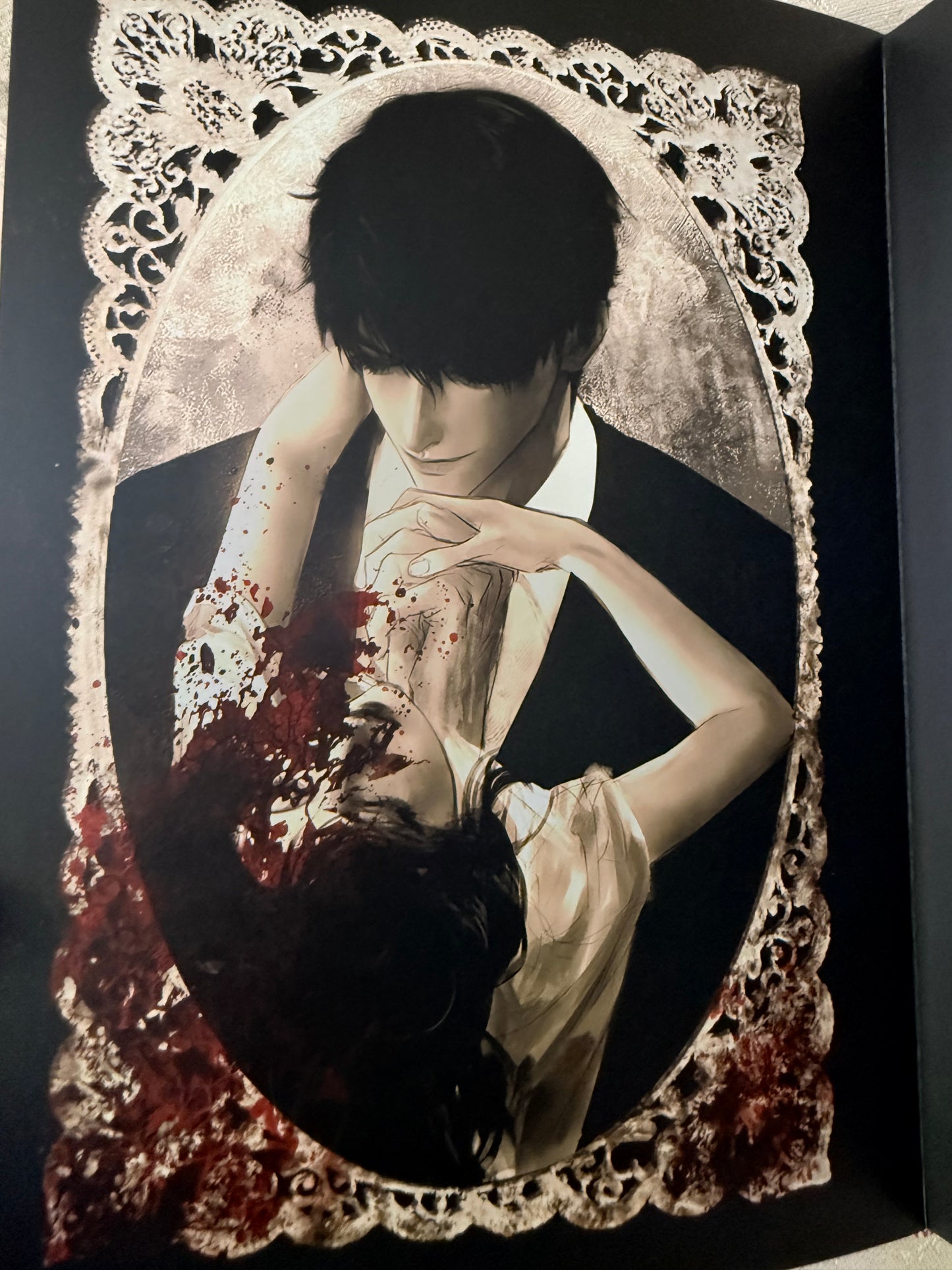 Caleb Story Art Book “Hunter’s Notes” | Limited Edition Gothic Vampire AU