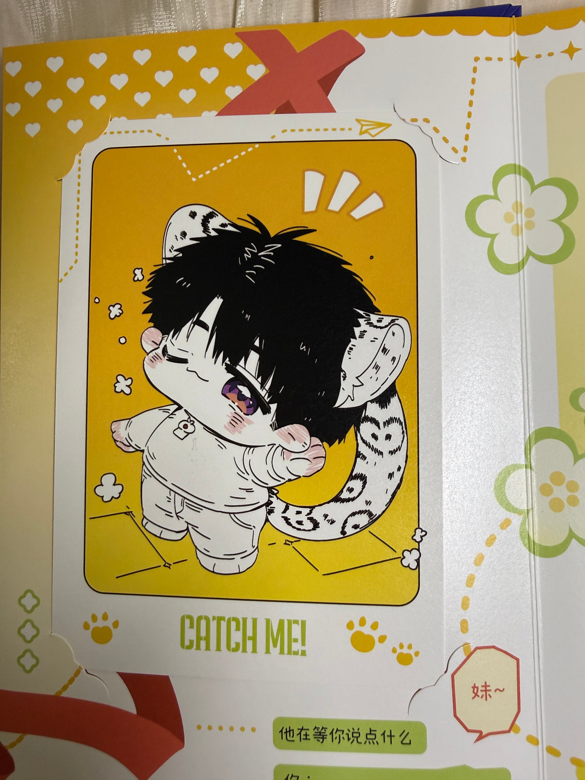 *In Stock* Caleb Accordion Book "Catch Me!" with Card Set