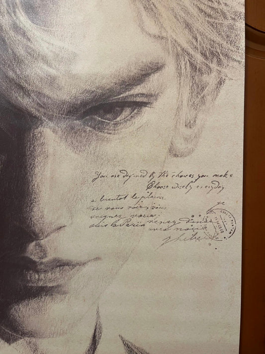 Sylus Artist merch “Dear Sylus” canvas wall scroll