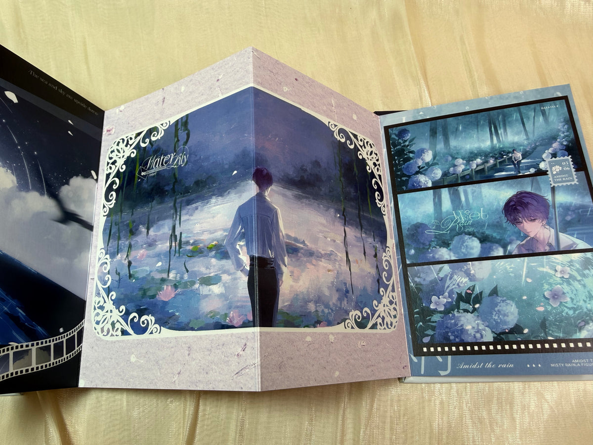 Rafayel Accordion Book “Shimmering Ocean”