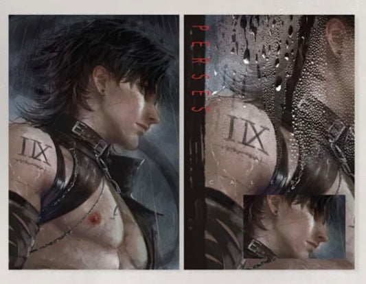 *Preorder* Caleb “Love Letter” Series Reverse Frosted Postcard “Rainy Night”